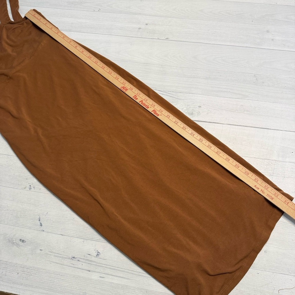 Good American 90s Tank Dress in Rust size 1 small - Picture 5 of 12